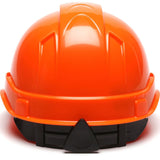 Pyramex HP44141 Ridgeline Cap Hard Hat, 4 Pt Ratchet Suspension Hi Vis Orange - 4