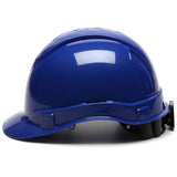 Pyramex HP44160 Ridgeline Hard Hat, Blue Cap Style 4 Pt Ratchet Suspension - 3