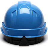 Pyramex HP44162 Ridgeline Cap Style Hard Hat, 4 Pt Ratchet Suspension, Blue - 4