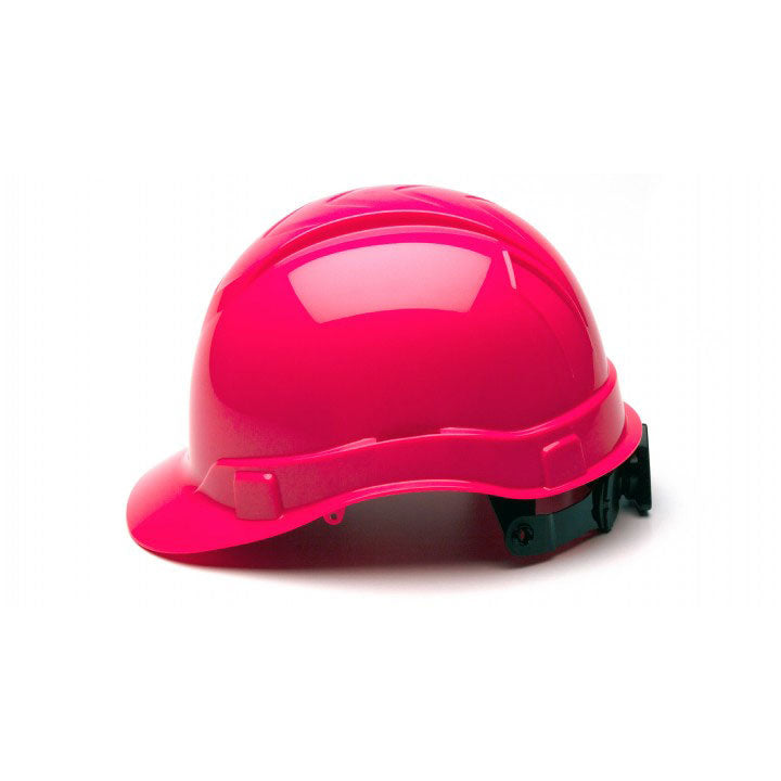 Pyramex HP44170 Ridgeline Cap Style Hard Hat, 4 Pt Ratchet Suspension Hi vis Pink - 2