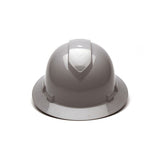 Pyramex HP54112 Gray-Ridgeline Hard Hat, Full Brim 4 Pt Ratchet Suspension - 4