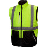 Pyramex RJR3310X4 Hi-Vis Lime Jacket - 4X Large - 3