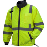 Pyramex RJR3410XL Hi-Vis Lime Jacket - Extra Large