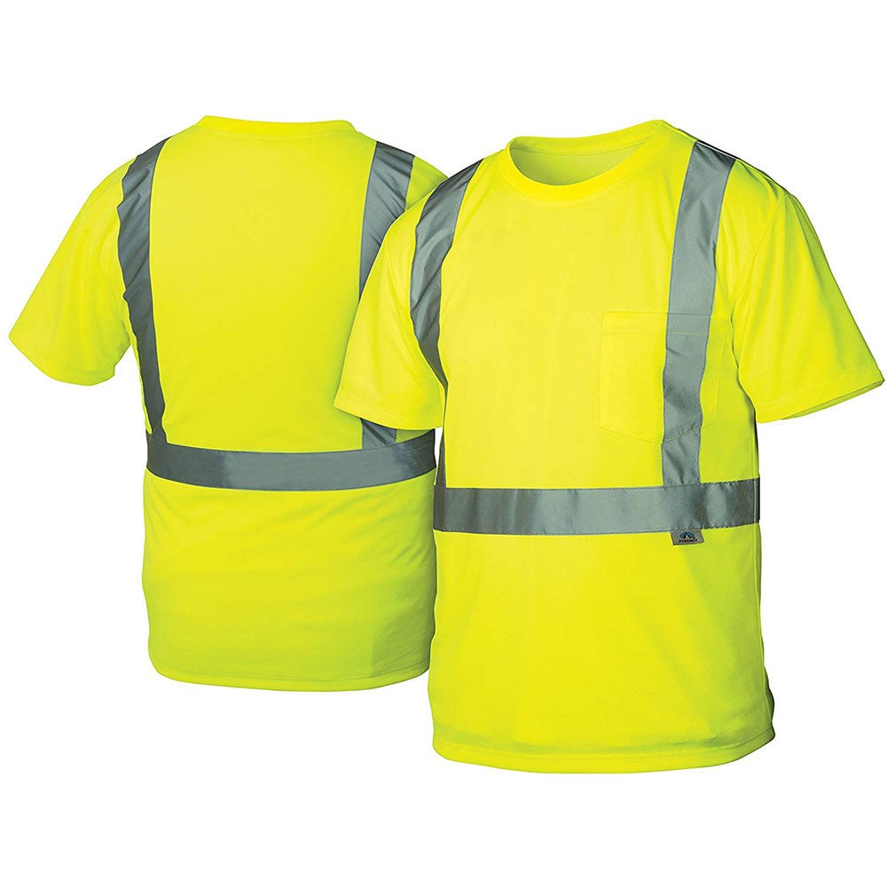 Pyramex RTS2110X2 Hi-Vis Lime T-Shirt - Size 2X Large - 3