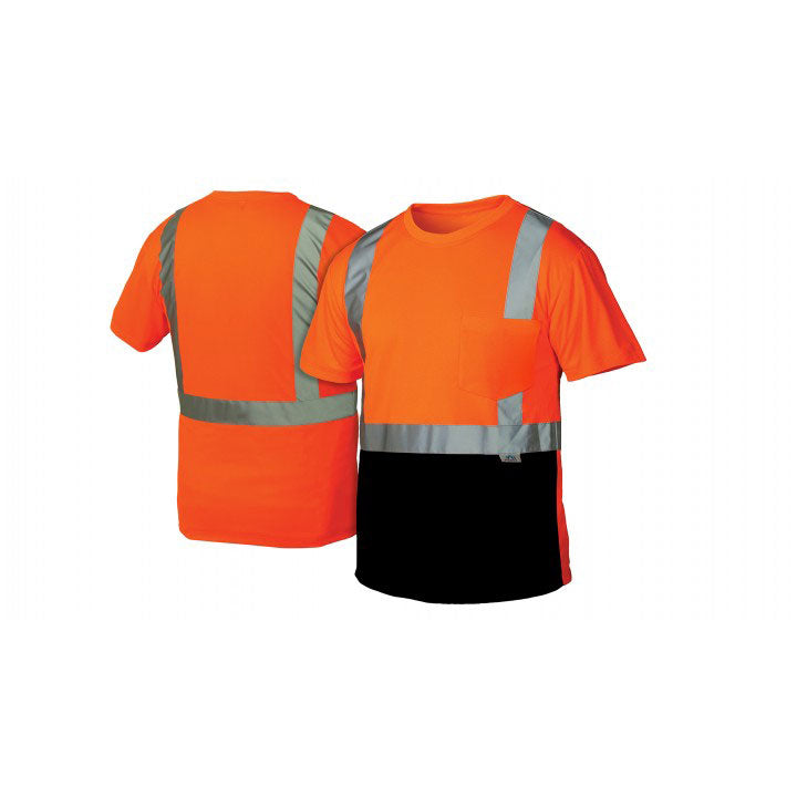 Pyramex RTS2120BL Hi-Vis Orange T-Shirt - Lightweight Polyester, Large - 3