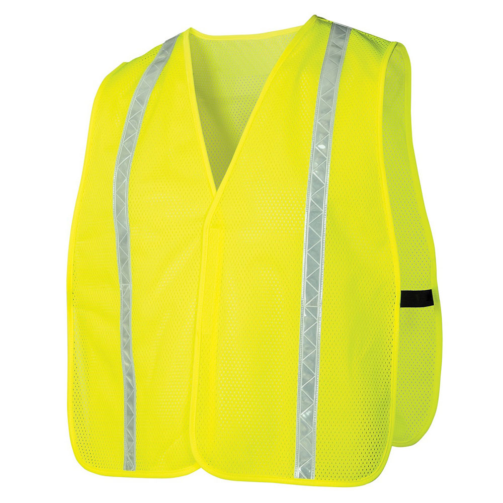 Pyramex RV110 Safety Vest - Hi-Vis Lime - One Size Fits Most