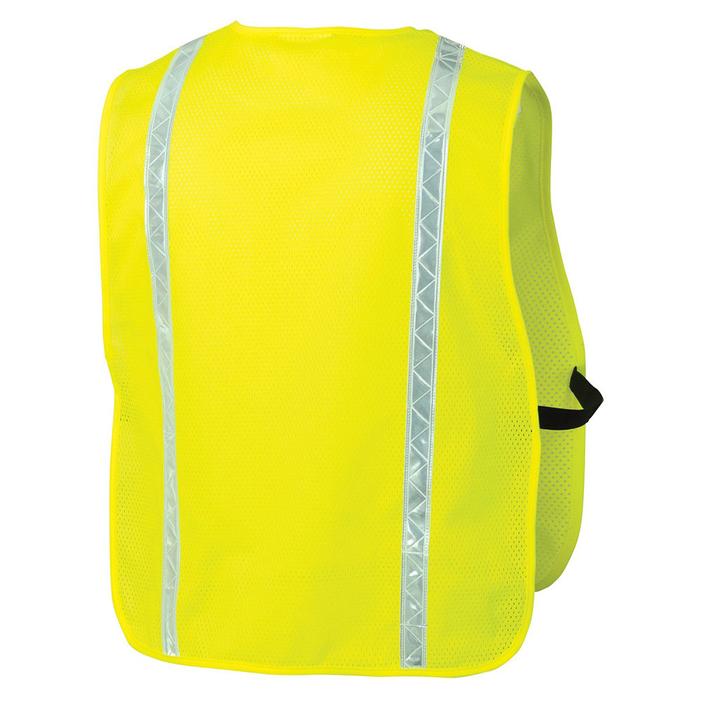 Pyramex RV110 Safety Vest - Hi-Vis Lime - One Size Fits Most - 2