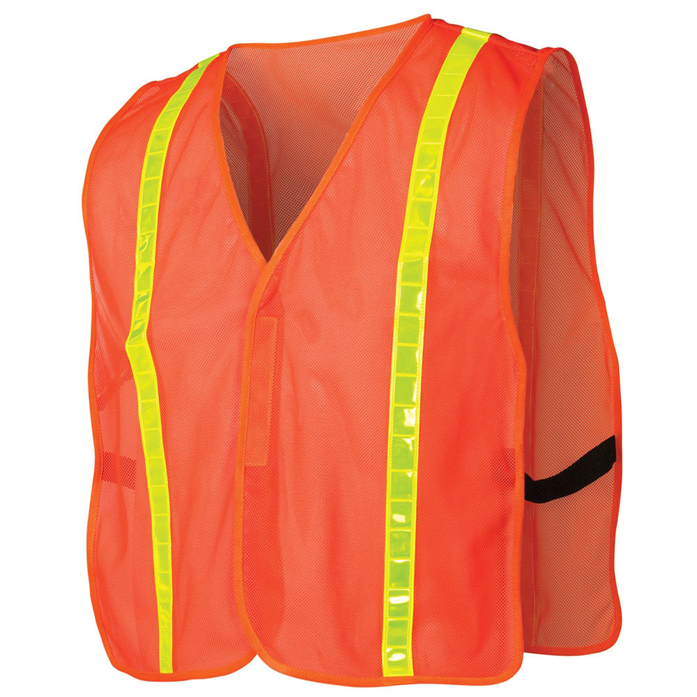 Pyramex RV120 Safety Vest - Hi-Vis Orange - One Size Fits Most