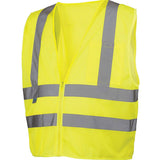 Pyramex RVZ2610X2 Safety Vest - Hi-Vis Lime- 2 Stripes - Size 2X Large