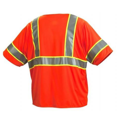 Pyramex RVZ3520L Hi-vis orange safety vest size large - 2