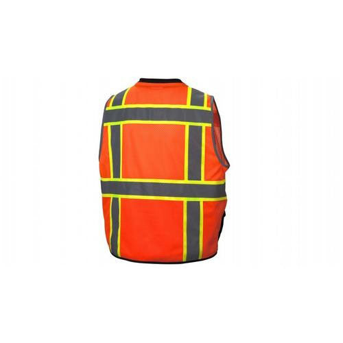 Pyramex RVZ4420BX2 Safety Vest - Hi-Vis Orange - Size 2X Large - 2