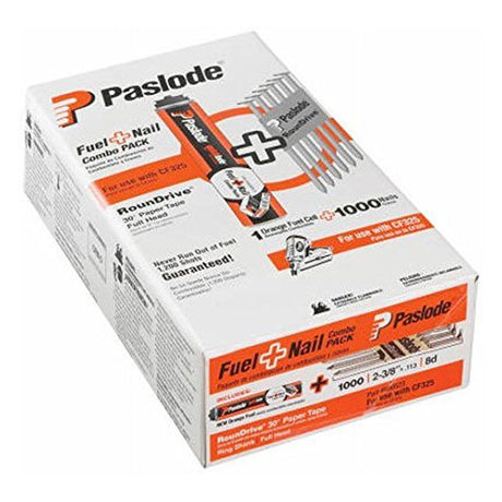 PasLode 650522 2-3/8" x .113" Brite Nails and Fuel Cell Combo Pack