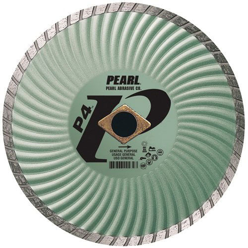 Pearl DIA007SD SD Series Green Turbo Diamond Blade, 7 x .080 x 7/8 - 5/8