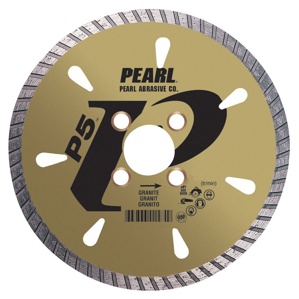 Pearl DIA45GR4 P5 Diamond Blade for Granite 4 1/2 x .080 x 20mm, 4 Holes