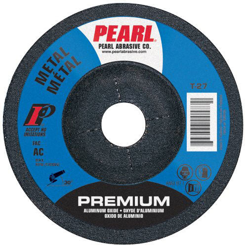 Pearl FAC4536 Flexible Grinding Wheels for Metal, AC36 T27 25-Pk