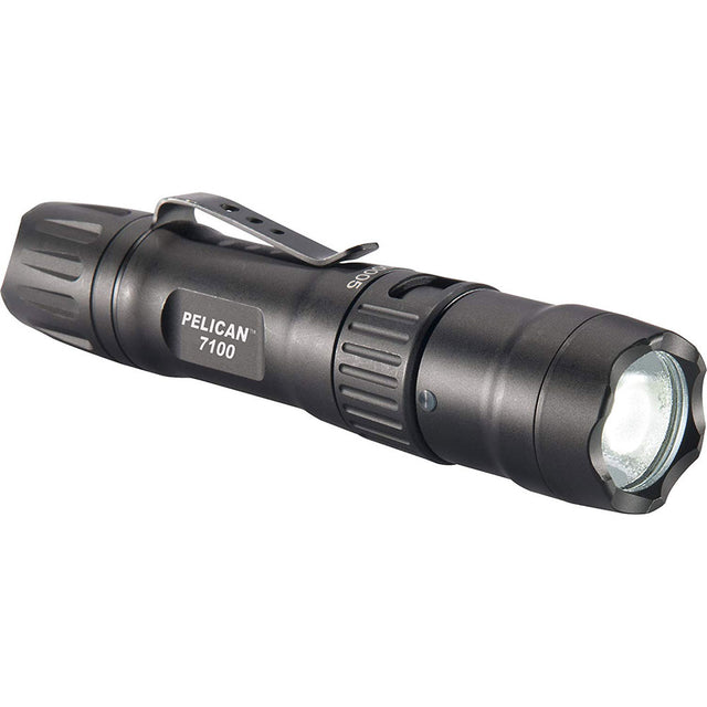 Pelican 7100 Led Li-Ion Rechargeable Flashlight, Black