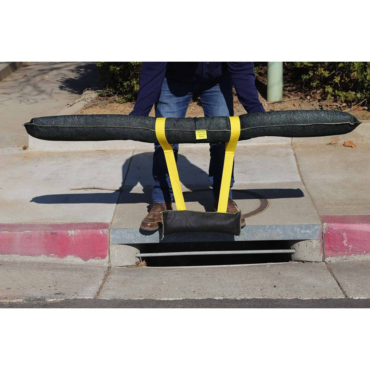 Pollution Solution CIF 72" Curb Inlet Filter for Storm Drain Sediment Control - 4