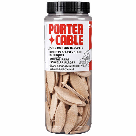 Porter Cable 5561 Biscuits Size 10 (Tube of 125)