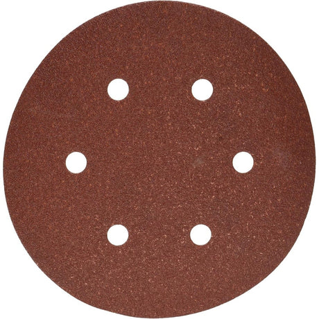 Porter Cable 736600825 6" 6-Hole Hook and Loop 80 Grit Sanding Discs (25 Pack)