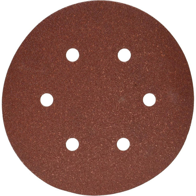 Porter Cable 736600825 6" 6-Hole Hook and Loop 80 Grit Sanding Discs (25 Pack)
