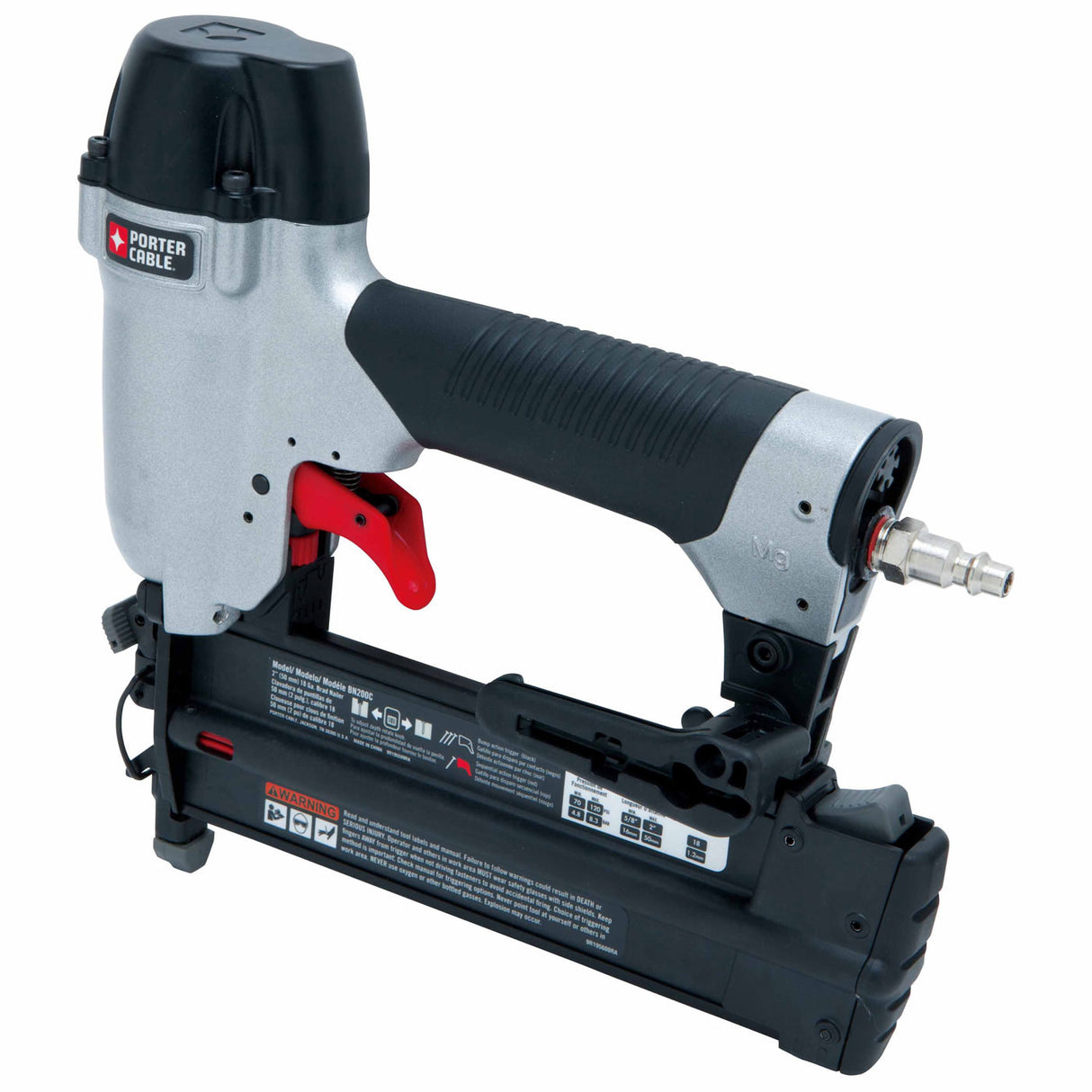 Porter Cable BN200C 18GA, 2" Brad Nailer Kit - 4