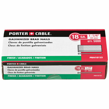 Porter Cable PBN18125 18 Ga Brad Nail 1-1/4" Long (5000 Pk)