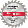 Porter Cable PC412TCT 4-1/2" 24T Carbide Tip