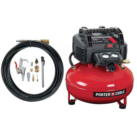 Porter Cable PXCM2002-WK 6 Gal 150 PSI Portable Electric Air Compressor Kit (13-Piece Kit)