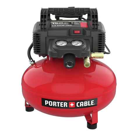 Porter Cable PXCM2002.COM 6 Gallon 150 PSI Electric Pancake Air Compressor (120V)