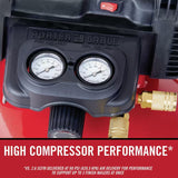 Porter Cable PXCM2002 6 Gal 150 PSI Portable Electric Pancake Air Compressor - 4
