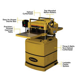 Powermatic PM1-477 15" Floor Standing Planer with Helical Cutterhead 3 HP 230V Single Phase - 2