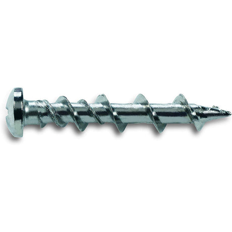 Powers 02316-PWR Wall-Dog 1/4" Zinc Pan Head Light Duty Anchor, 100 Pack