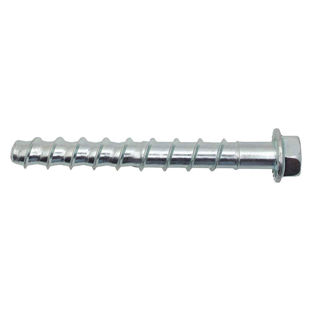 Powers Fasteners PFM1411300 Hex Washer Zinc Fastener Screw Anchor, 3/8"x 5" 50 Pack