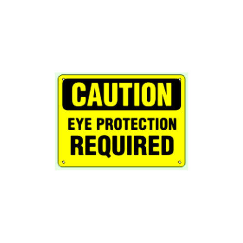 Prairie State CS090 "Eye Protection Required" Caution Sign