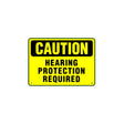 Prairie State CS091 "Hearing Protection Required" Caution Sign