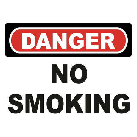 "No Smoking" Danger Sign