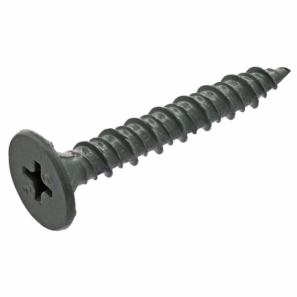 Primesource CB114 Cement Board Screws for Wood or Steel, Wafer Head with Nibs, #8 x 1-1/4" (5,000 Pack)