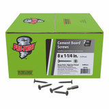 Primesource CB114 Cement Board Screws for Wood or Steel, Wafer Head with Nibs, #8 x 1-1/4" (5,000 Pack) - 4