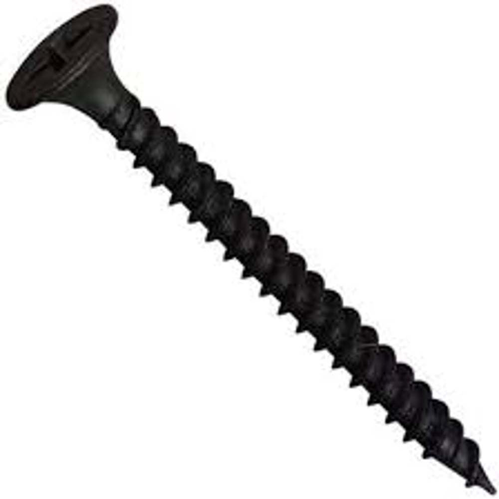 Primesource FS114C1MBK #6 x 1-1/4" Phillips Pan-Head Fine Black Phosphate Collated Drywall Screw