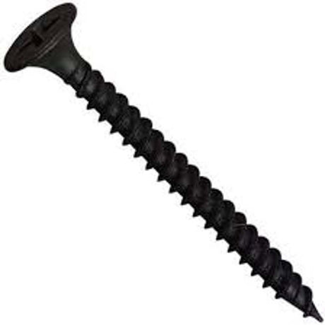 Primesource FS114C1MBK #6 x 1-1/4" Phillips Pan-Head Fine Black Phosphate Collated Drywall Screw