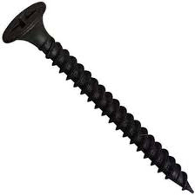 Primesource FS114C1MBK #6 x 1-1/4" Phillips Pan-Head Fine Black Phosphate Collated Drywall Screw