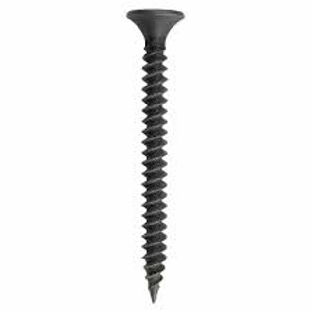 Primesource FS212 #8 x 2-1/2" Bugle Head Fine Thread Drywall Screws, Black Phosphate (2,500 Pack)