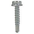 Primesource HWD10112 #10 x 1-1/2" Hex Washer Head Zinc Screws, 3000/Box