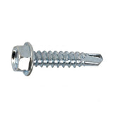 Primesource HWD10345LB 10 x 3/4" Hex Washer Head Self Drilling Zinc Screws with 5/16" Drive (Approx 865 Pieces)
