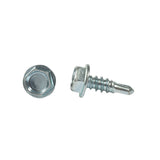 Primesource HWD1058 #10 x 5/8" Hex Washer Head Self-Drilling Zinc Screws (7000 Count)