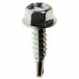 Primesource HWD12100 #12 x 1" Hex Washer Head Self-Drilling Zinc Screws (3,000 Pack)