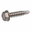 Primesource HWD14100 #14 x 1" Hex Washer Head Self-Drill Screws for Metal-to-Metal Fastening (3000 Pack)
