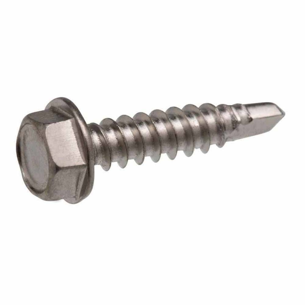 Primesource HWD14100 #14 x 1" Hex Washer Head Self-Drill Screws for Metal-to-Metal Fastening (3000 Pack)