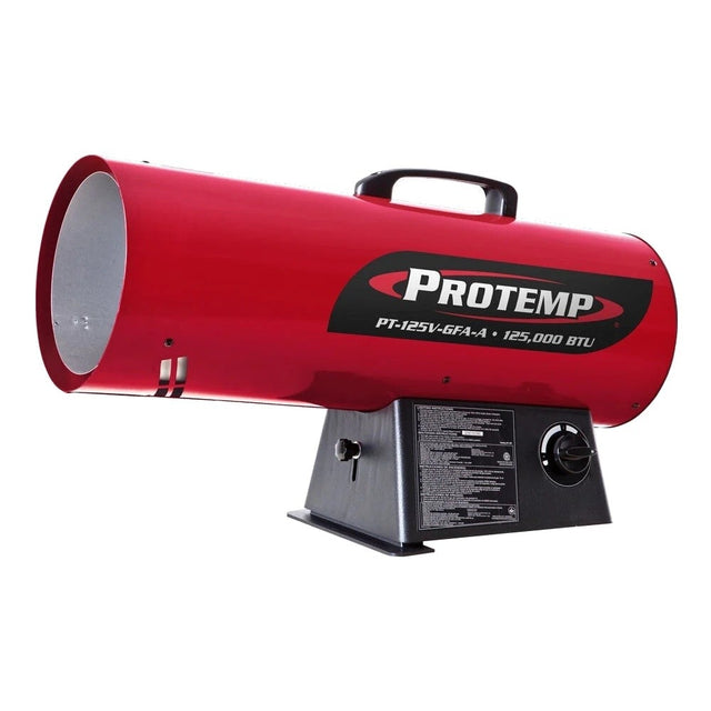Pro Temp PT-125V-GFA-A 125000 BTU LP Forced Air Heater with Variable Output