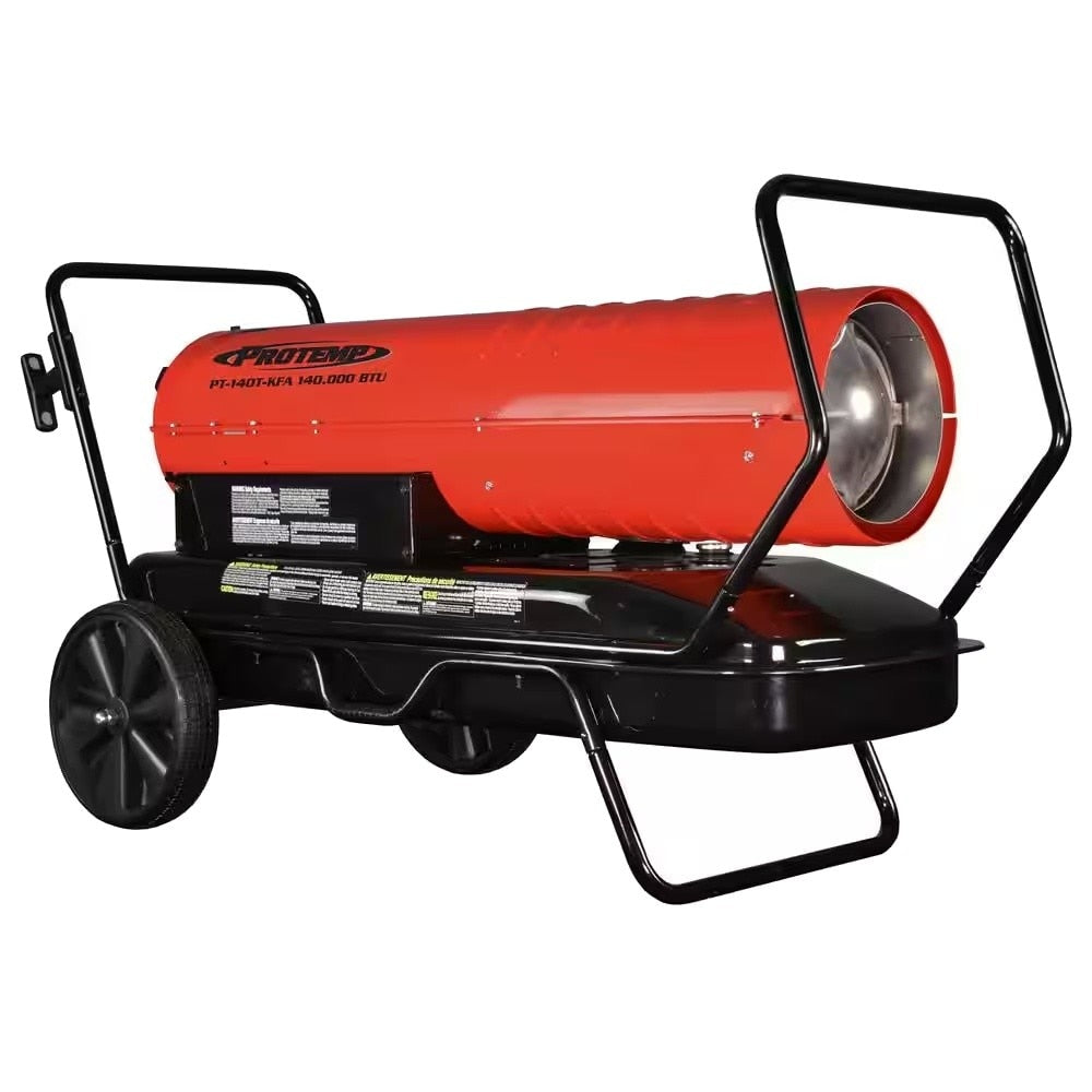 Pro Temp PT-140T-KFA 140000 BTU Kerosene Diesel Forced Air Heater with Thermostat - 2